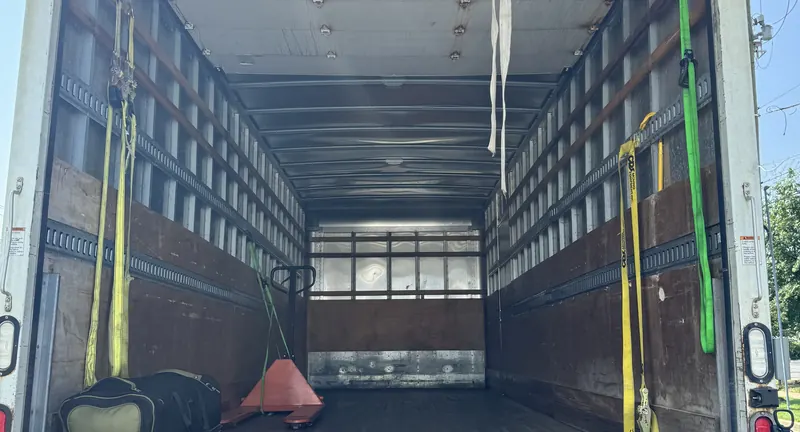 Box truck ready for a long-distance relocation